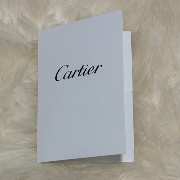 Authentic New Cartier White Envelope Card Holder, Receipt Holder 4.25x3in - Picture 1 of 3
